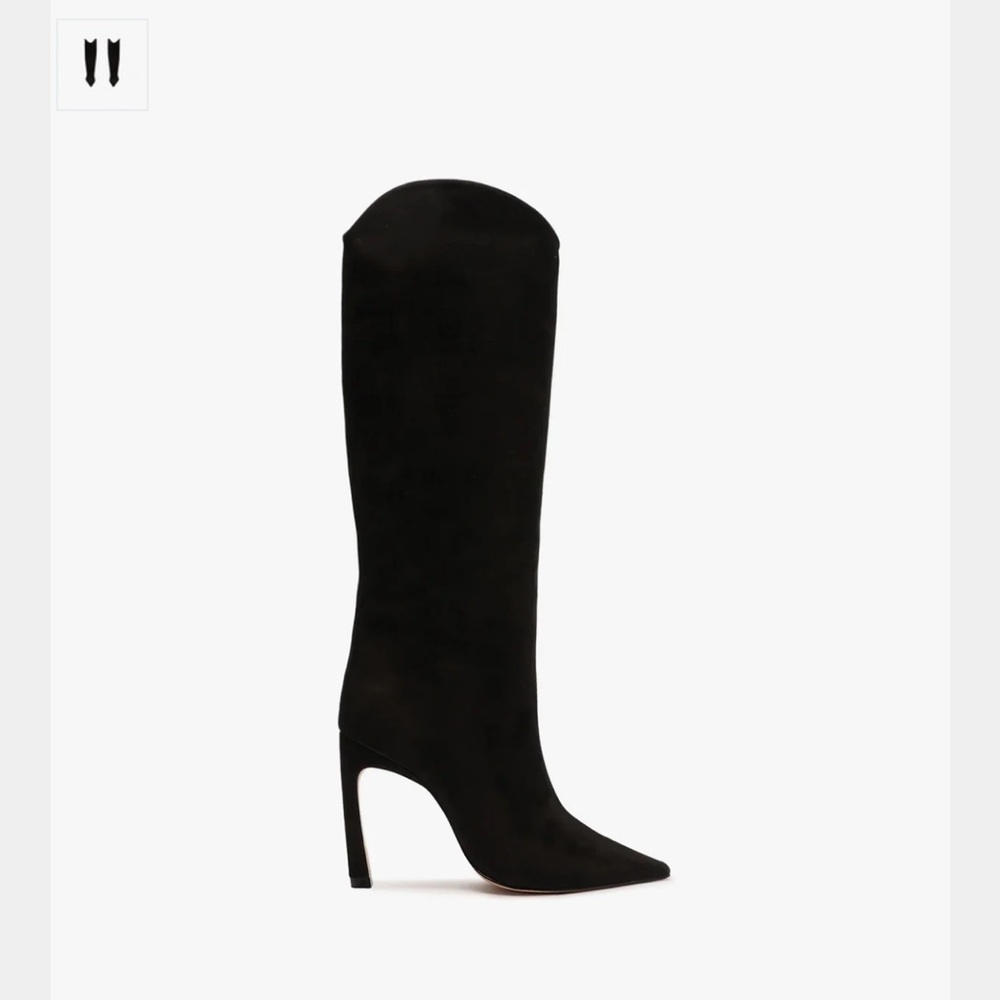 SCHUTZ Maryana Sculpt Nubuck Boots
